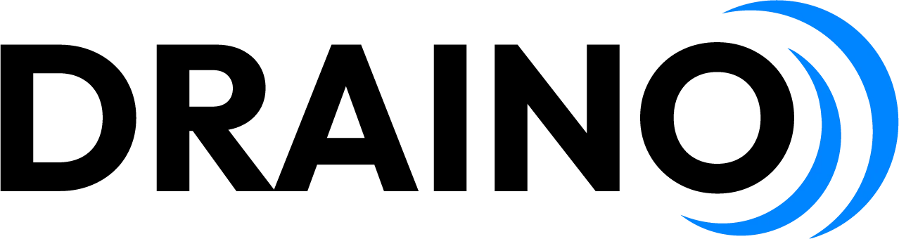 Draino Drain Strainer Official Logo Icon